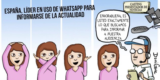 Cómic: WhatsApp, el medio de comunicación de nuestros días