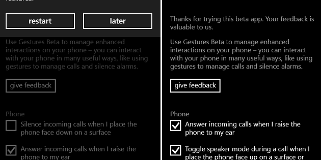 Microsoft lanza Gestures Beta, una app de reconocimiento de gestos para Windows Phone