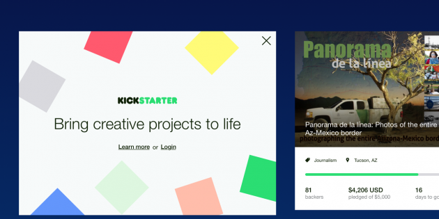 Kickstarter para iOS se actualiza con nuevo diseño