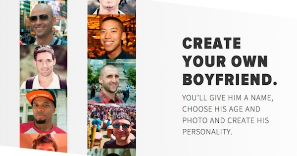 Invisible Boyfriend: Invéntate un novio y personalízalo a tu antojo