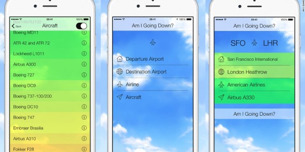 Averigua la probabilidad de que tu vuelo se estrelle con una app