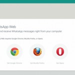 WhatsApp Web ya funciona en Firefox y Opera