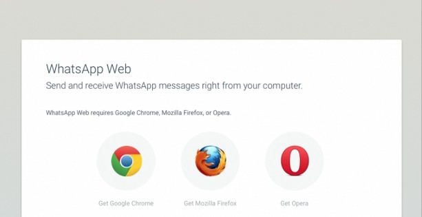 WhatsApp Web ya funciona en Firefox y Opera