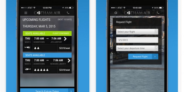 Gotham Air, una app para pedir un helicóptero