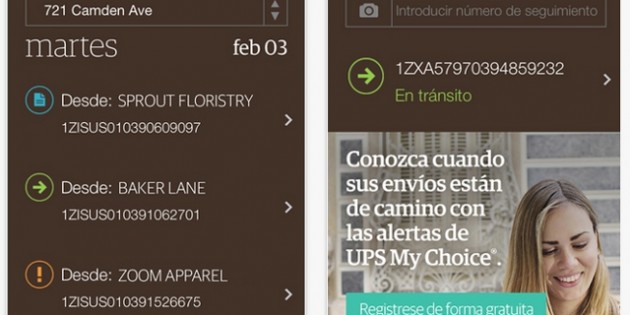 La app de UPS llega a España