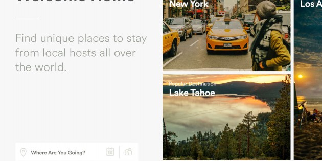 Airbnb se hospeda en tu tablet