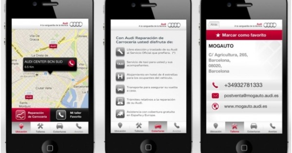 Audi Asistencia, una app para no quedarse tirado en la carretera