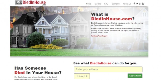 DiedInHouse, una webapp para saber quién murió en tu casa