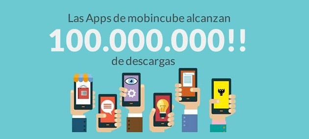 Las apps creadas con Mobincube superan los 100 millones de descargas