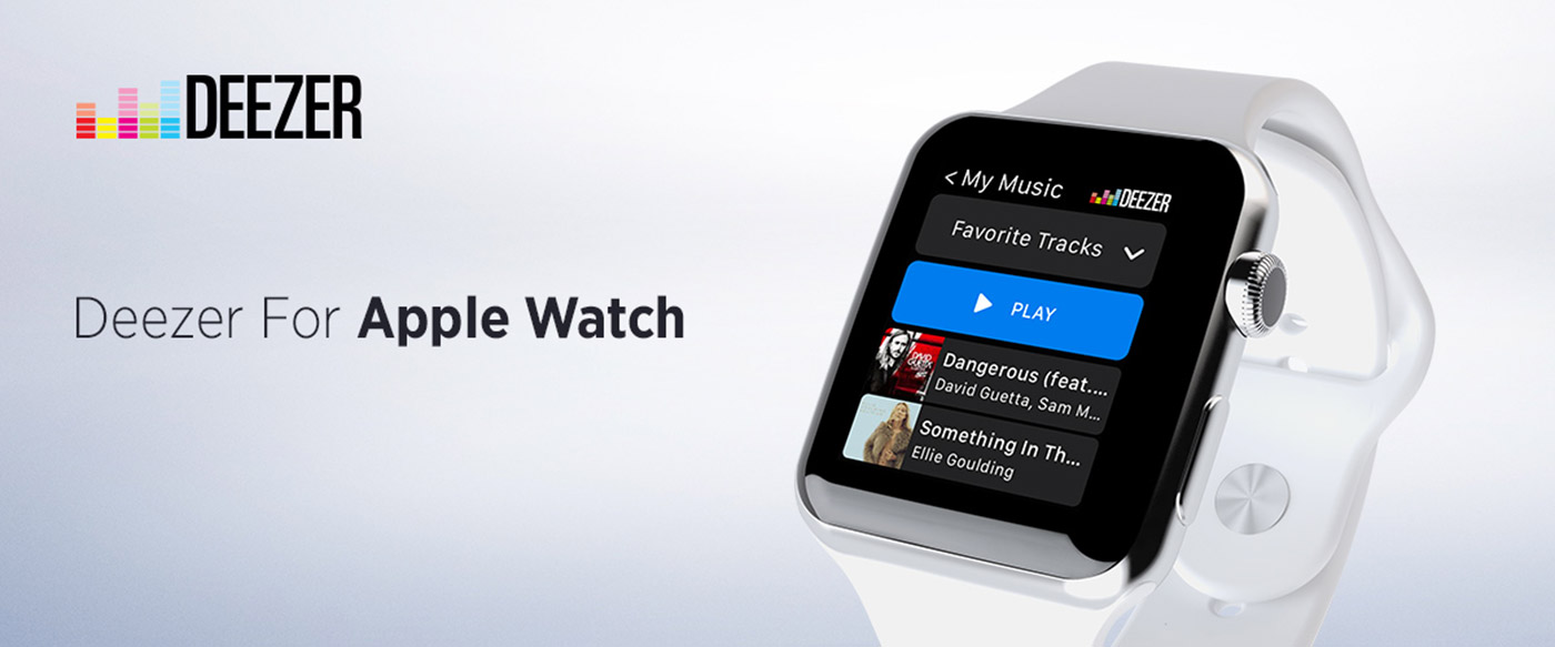 El servicio musical Deezer aterriza en el Apple Watch  Applicantes