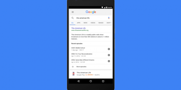Google introduce soporte para podcasts en su app de Android