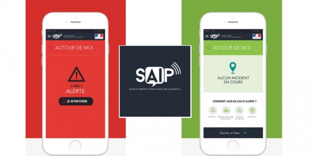 SAIP, la app del gobierno francés para conocer el riesgo de atentados