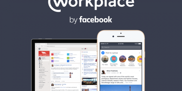 Facebook lanza oficialmente Workplace, su red social para empresas