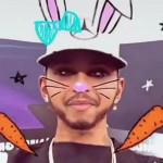Lewis Hamilton la lía con Snapchat