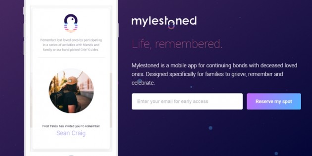 Mylestoned, una app para recordar a tus seres queridos fallecidos