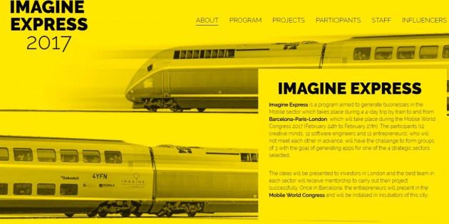 Imagine Express, 5.000 kilómetros en tren para crear apps disruptivas