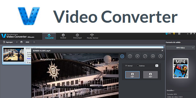 Descarga, convierte, edita, graba y reproduce vídeos con Video Converter Ultimate