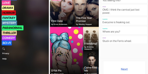 Hooked, la app de moda para leer historias en formato de chat