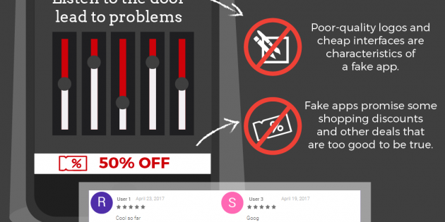 Cómo identificar apps falsas