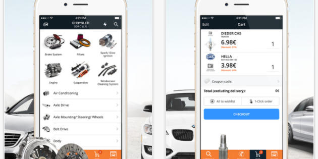 Encuentra recambios para tu coche con la app de Autodoc