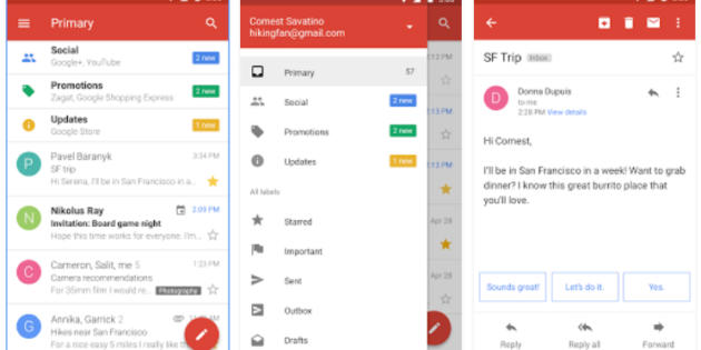 Google lanza Gmail Go, la versión aligerada de su gestor de correo