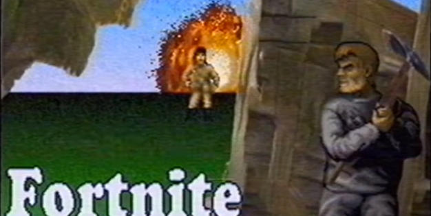Así habría sido Fortnite si se hubiera creado en los noventa