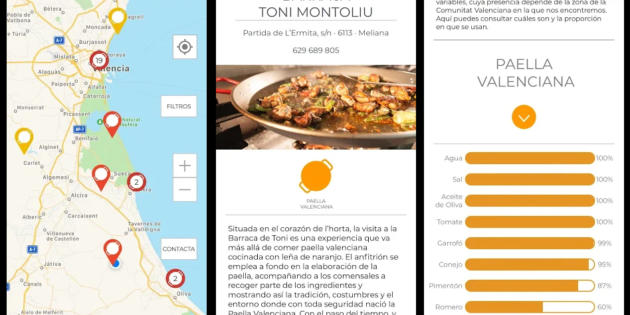 Una app te dice los restaurantes donde comer la auténtica paella valenciana