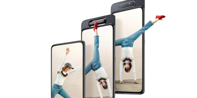Samsung presenta el Galaxy A80, el primer smartphone con cámara reversible