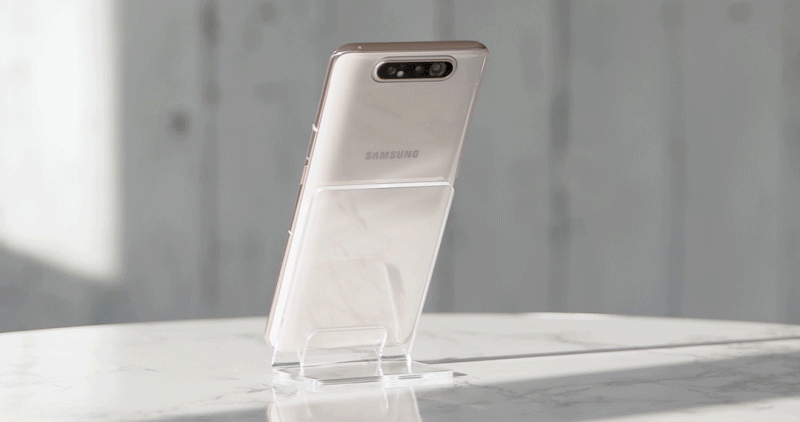 Samsung presenta el Galaxy A80, el primer smartphone con cámara reversible