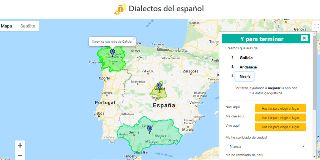 Dialectos del español, la app que te dice tu procedencia por cómo hablas