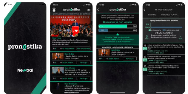 Prueba suerte como analista político con Pronóstika, la nueva app de Newtral