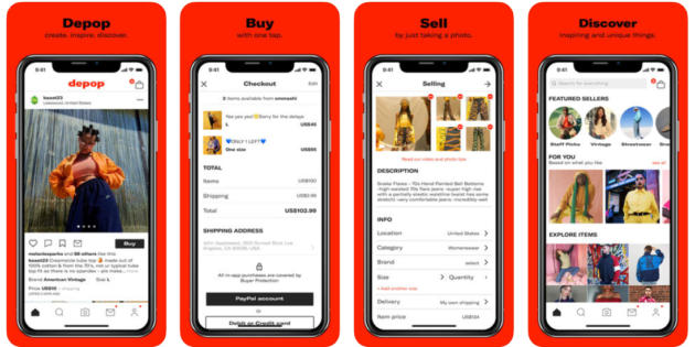 La app de compraventa de ropa Depop levanta 62 millones de dólares de fondos