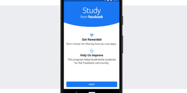 Facebook lanza Study, una app que paga a los usuarios por monitorizar cómo usan las aplicaciones de su teléfono