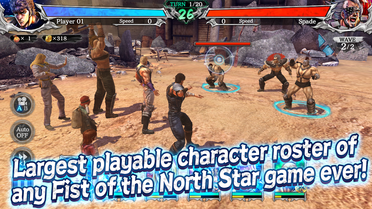El juego móvil de El Puño de la Estrella del Norte, ya disponible a nivel global