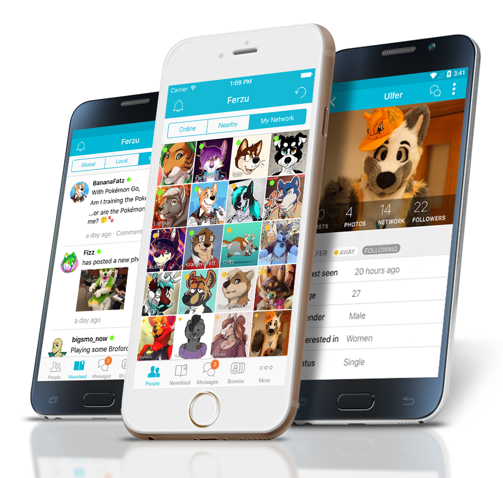 Ferzu, la red social y app de dating para furries
