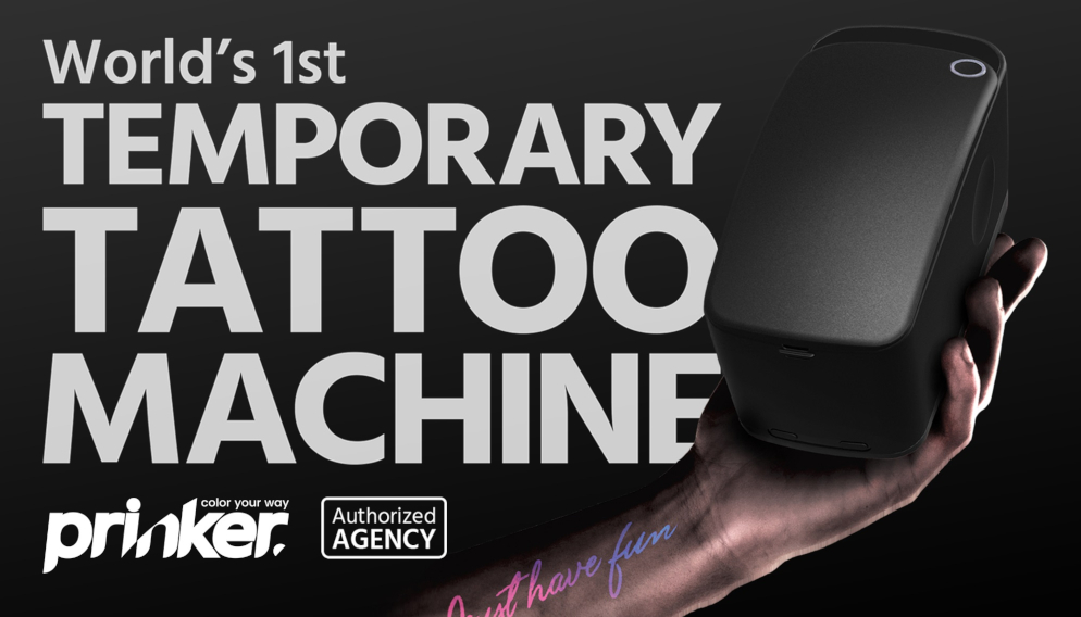 Prinker S - Paquete de dispositivo de tatuaje temporal para tus tatuajes  temporales personalizados instantáneos con cosméticos de primera calidad a