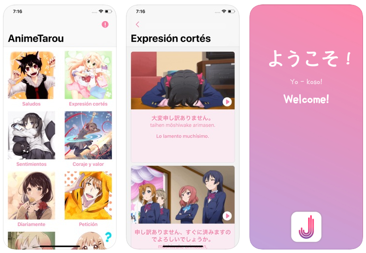 Aprende japonés con series y películas de anime gracias a esta app
