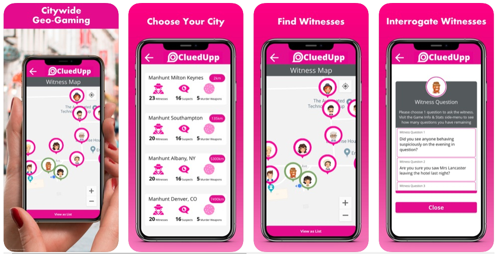 CluedUpp, la app que te permite jugar a resolver asesinatos misteriosos en eventos privados