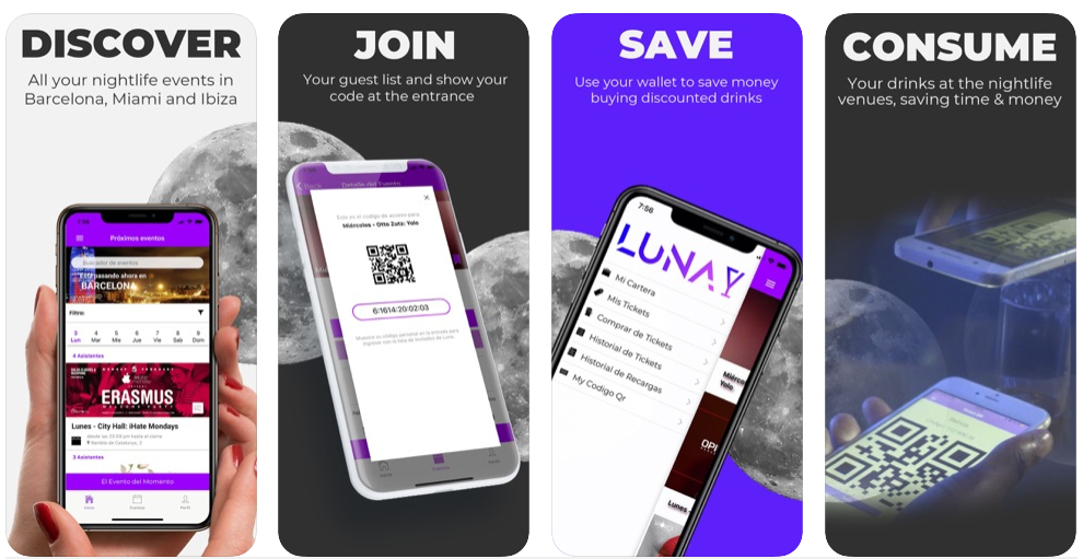 Luna, la app para que ahorres en copas al salir de fiesta