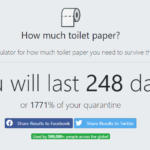 Esta app te dice la cantidad de papel higiénico que necesitas para pasar la cuarentena
