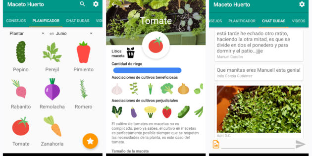 Maceto Huerto, la app para cultivar frutas y verduras en tu terraza