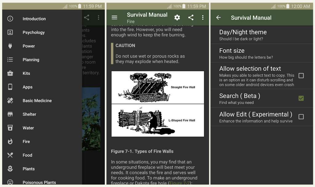 Offline Survival Manual, un manual de supervivencia en tu móvil sin conexión a Internet