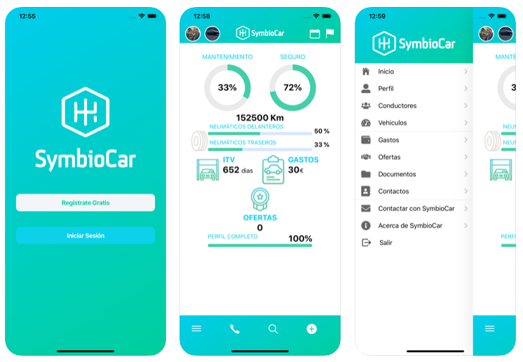 SymbioCar, la app para que controles todo lo referente a tu coche