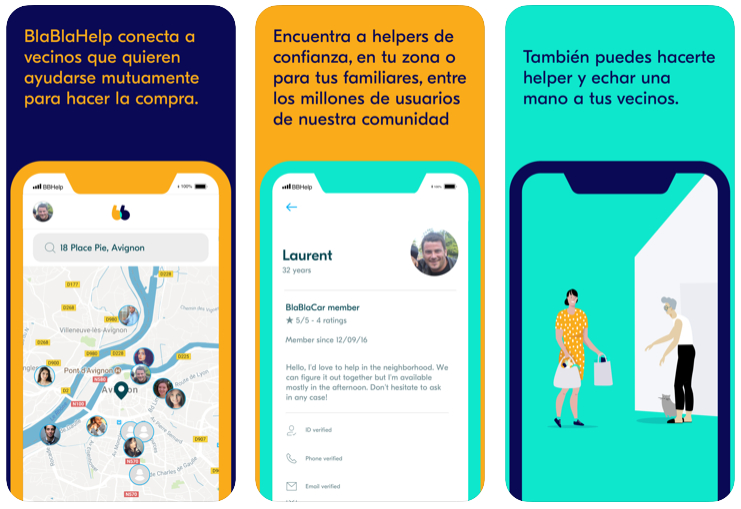 BlaBlacar lanza BlaBlaHelp, una app para hacer la compra a quien lo necesite