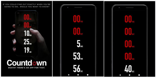 Countdown, la app que te dice cuánto te queda de vida como en la película