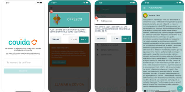 Covida, la app para ofrecer ayuda a los mayores durante la cuarentena