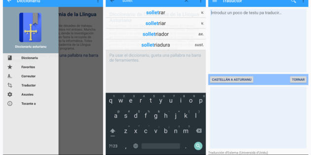 Diccionariu, una app para aprender asturianu y no ser maizón