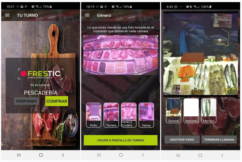 Frestic, la app que te permite escoger y comprar carne o pescado fresco por videollamada
