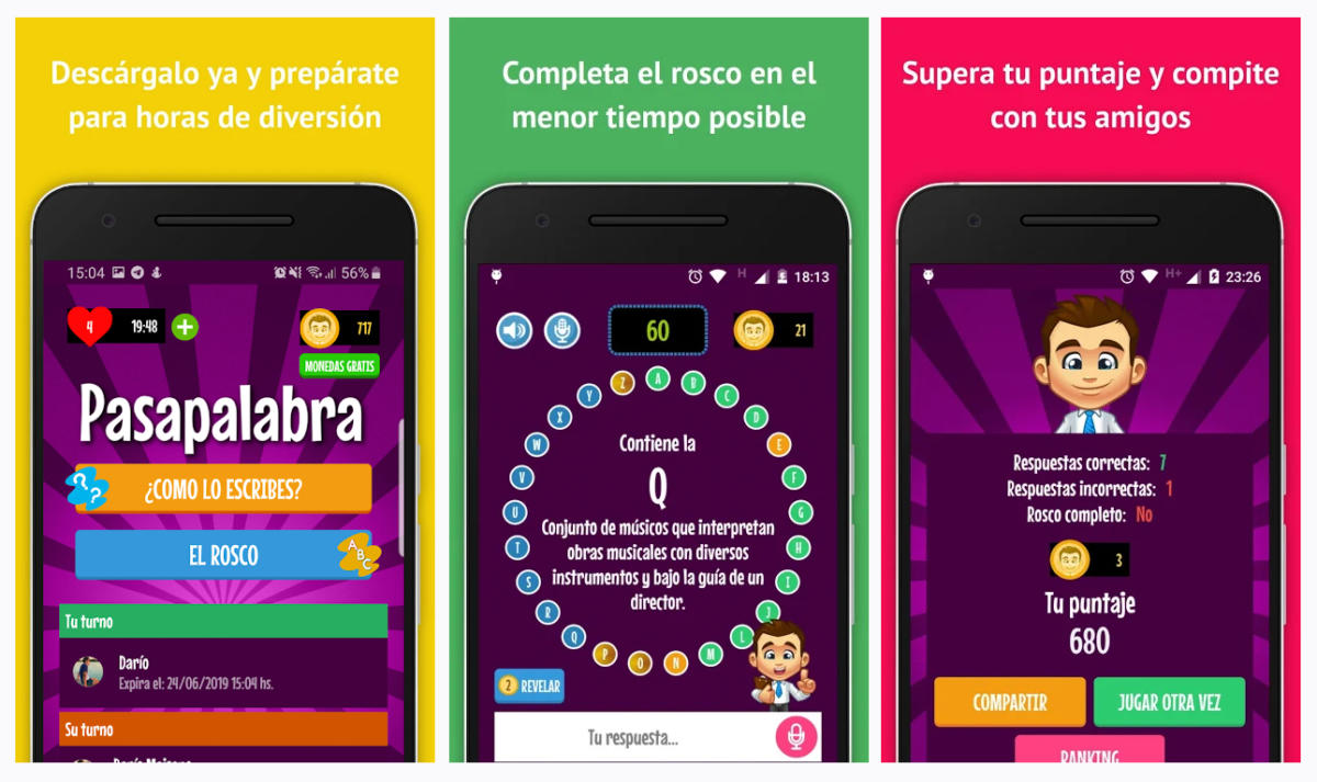 Disfruta del concurso Pasapalabra en tu móvil con esta app