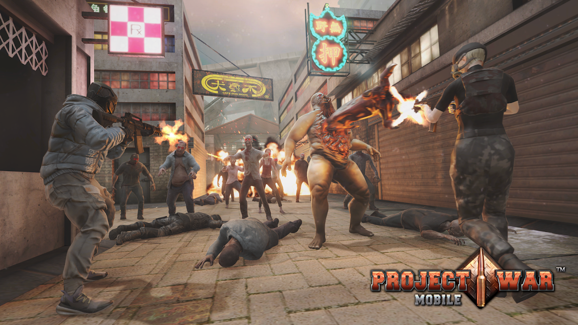 Project War Mobile, un espectacular juego donde un virus convierte a la humanidad en zombies